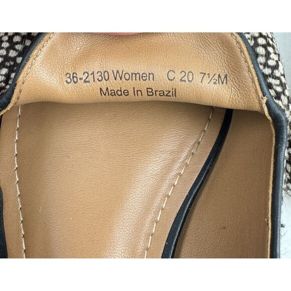 Trask Loafer Shoes Flats Women’s Size 7.5 Brown Farrah Slip-On Leather Brazil - Picture 12 of 14